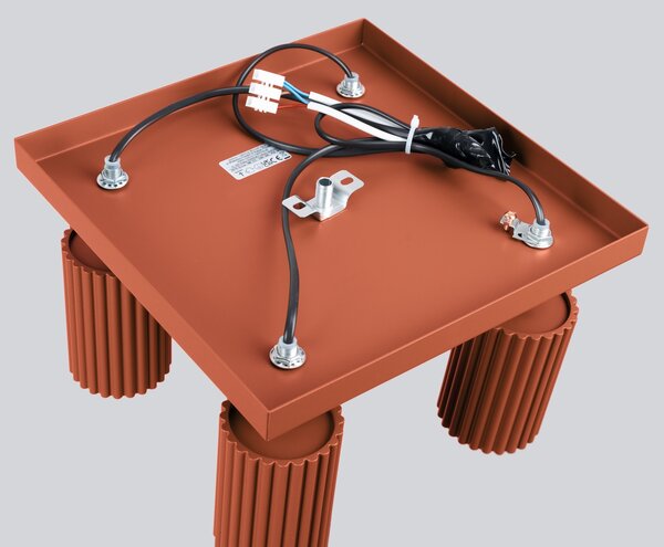 Sollux Lighting Stropní svítidlo KARBON 4 červený okr