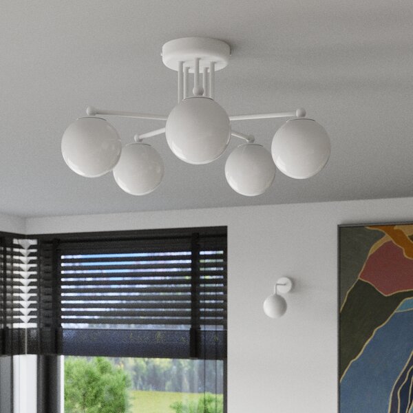 Sollux Lighting Lustr ASTRAL 5 bílý
