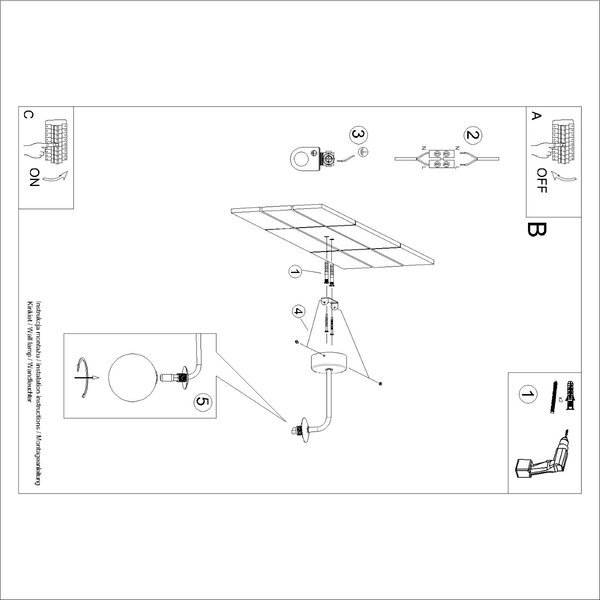 Sollux Lighting Nástěnné svítidlo ASTRAL 1 bílé