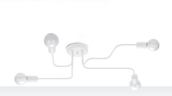 Sollux Lighting Lustr VECTOR 4 bílý