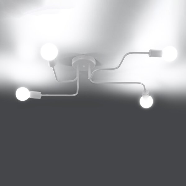 Sollux Lighting Lustr VECTOR 4 bílý