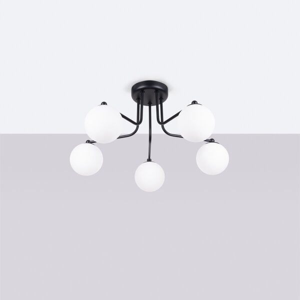 Sollux Lighting Lustr ASTRAL 5 černý
