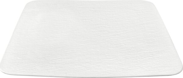 Villeroy & Boch 10-4240-2680 Servírovací talíř Manufacture Rock Blanc čtvercový 32 cm