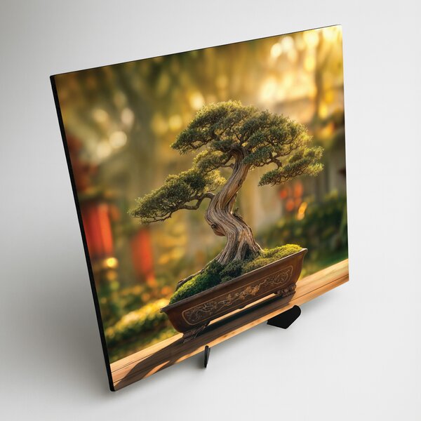 DUBLEZ | Obraz na dřevě - Bonsai | UV tisk, Premium
