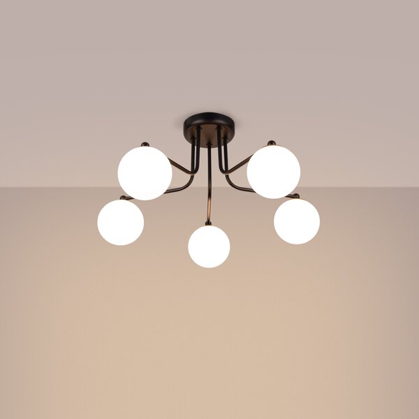 Sollux Lighting Lustr ASTRAL 5 černý