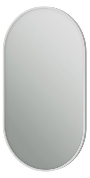 Zrcadlo Lavedo Simple Oval White 50×80 / 60×90 – bílý hliníkový rám | Lavedo by Aplomo Rozměr: 50cm