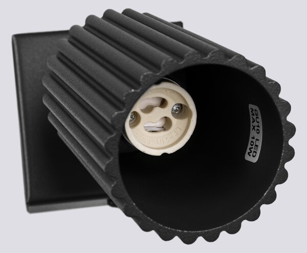 Sollux Lighting Nástěnné svítidlo KARBON černé