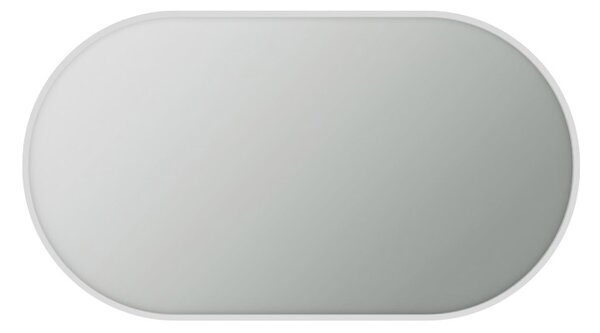 Zrcadlo Lavedo Simple Oval White 50×80 / 60×90 – bílý hliníkový rám | Lavedo by Aplomo Rozměr: 50cm