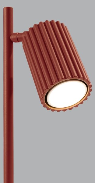 Sollux Lighting Stolní lampa KARBON červená okrová