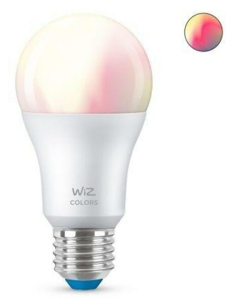 LED Žárovka WiZ Colors 8718699787059 E27 A60 8-60W 806lm 2200-6500K, RGB 16 mil. barev, stmívatelná