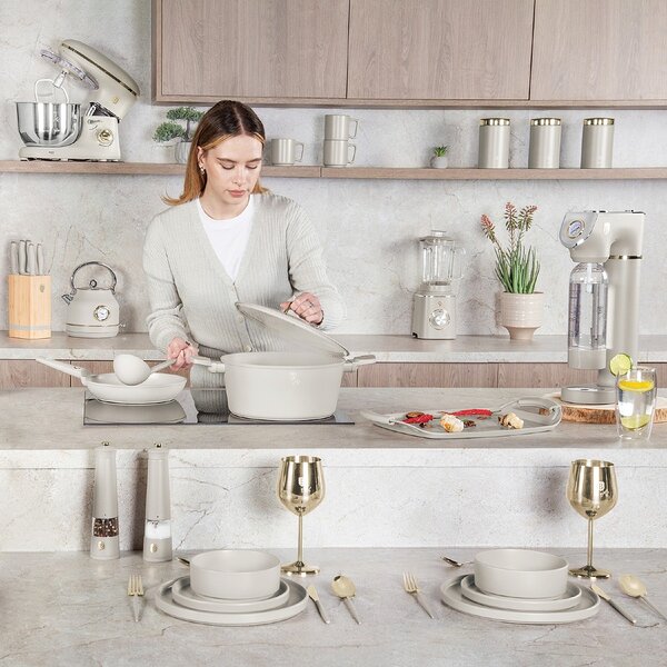 BERLINGERHAUS Výrobník sody SODABAR + 2 lahve Sahara Collection BH-8556
