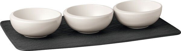 Villeroy & Boch 10-4264-9023 Misky na omáčky a dipy NewMoon s podnosem 4 díly