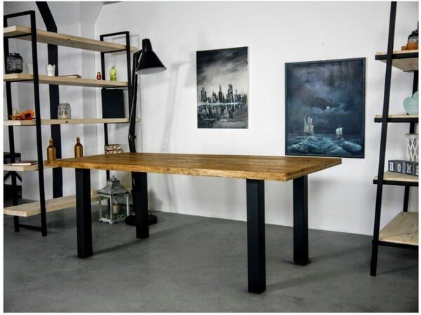 Industriální stůl Model C2 - starožitný rozměry stolu 120x75x80cm