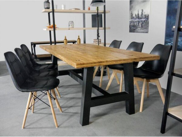 Industriální stůl Model H - starožitný rozměry stolu 280x75x110cm