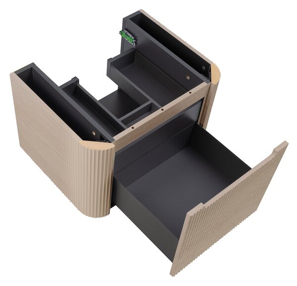 Oltens Hamnes skříňka 60x46x39 cm pod umyvadlo závěsná dub 60022060