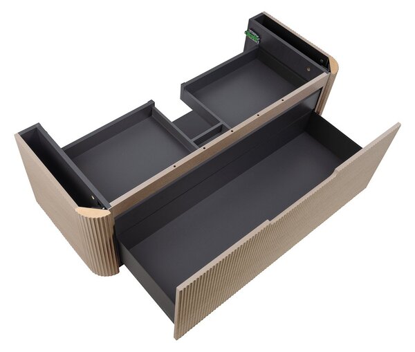 Oltens Hamnes skříňka 120x46x39 cm pod umyvadlo závěsná dub 60025060