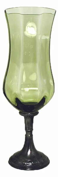 Sklárna Častolovice - Sklenice na pivo s cínovou nohou