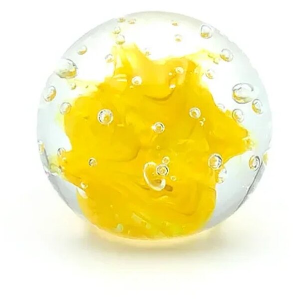 Sklárna Častolovice - Skleněné těžítko - 3.čakra - paperweight