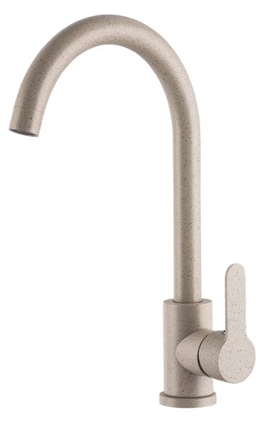 Granitový dřez DON + baterie DECO BÉŽOVÉ 44,2 x 41,5 x 17,1cm