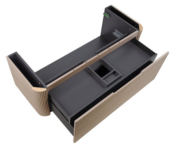 Oltens Hamnes skříňka 120x46x39 cm pod umyvadlo závěsná dub 60025060