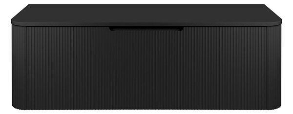Oltens Hamnes skříňka 120x46x39 cm pod umyvadlo závěsná černá mat 60025300