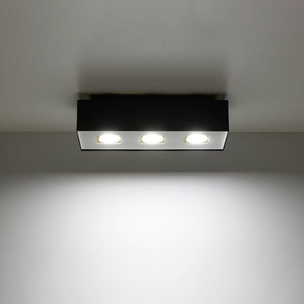 Sollux Lighting Stropní svítidlo MONO 3 černé