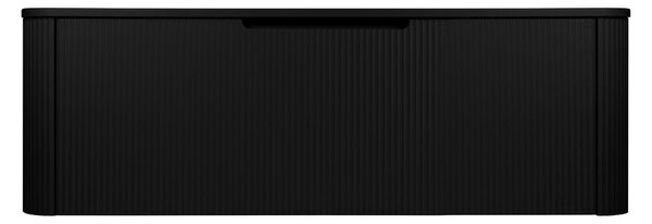 Oltens Hamnes skříňka 120x46x39 cm pod umyvadlo závěsná černá mat 60025300