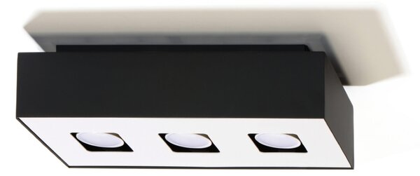 Sollux Lighting Stropní svítidlo MONO 3 černé