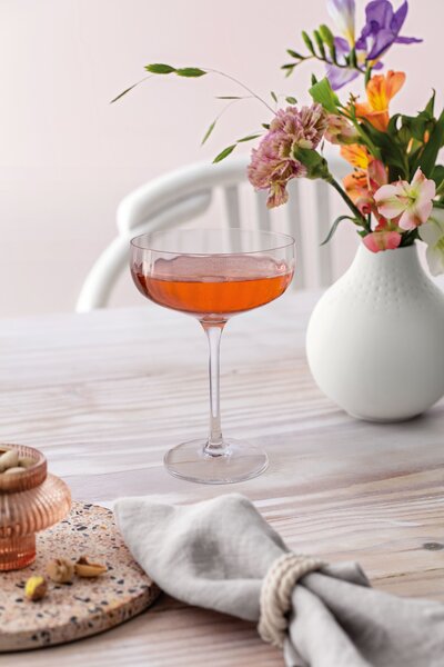 Villeroy & Boch 11-3725-8340 Sklenice na šampaňské Rose Garden 120 ml 4 ks
