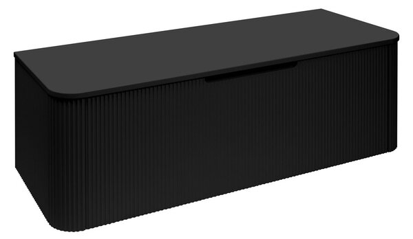 Oltens Hamnes skříňka 120x46x39 cm pod umyvadlo závěsná černá mat 60025300