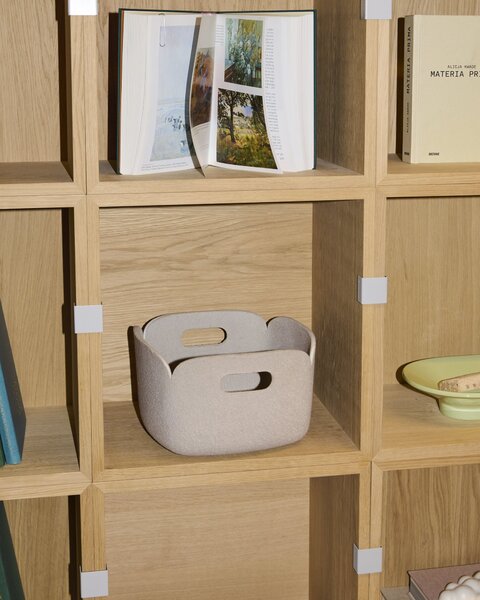 Muuto REEBAS28S12 Úložný koš Restore 28 x 28 cm pískový