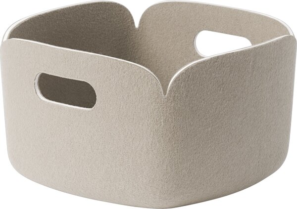 Muuto REEBAS28S12 Úložný koš Restore 28 x 28 cm pískový