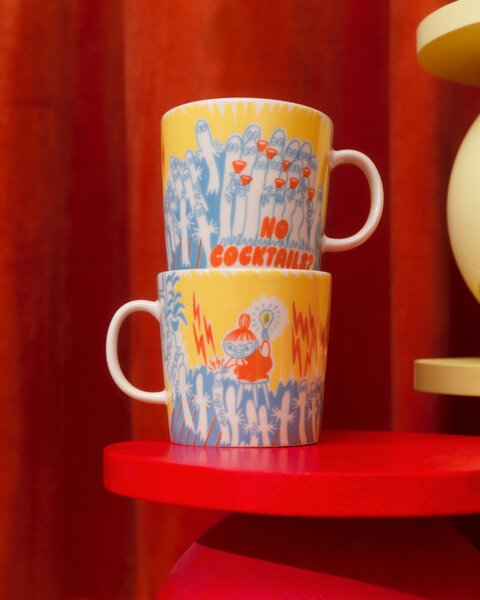 Arabia Hrnek Moomin Party Queue 0,4l