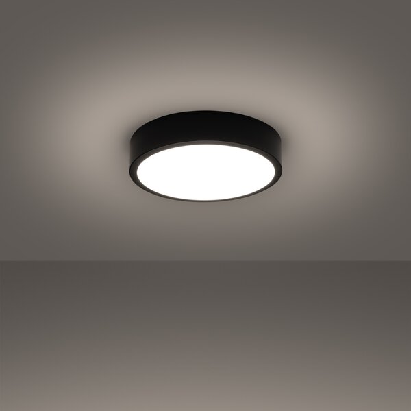 Sollux Lighting Stropní svítidlo ONYX 30 černá LED 3000K