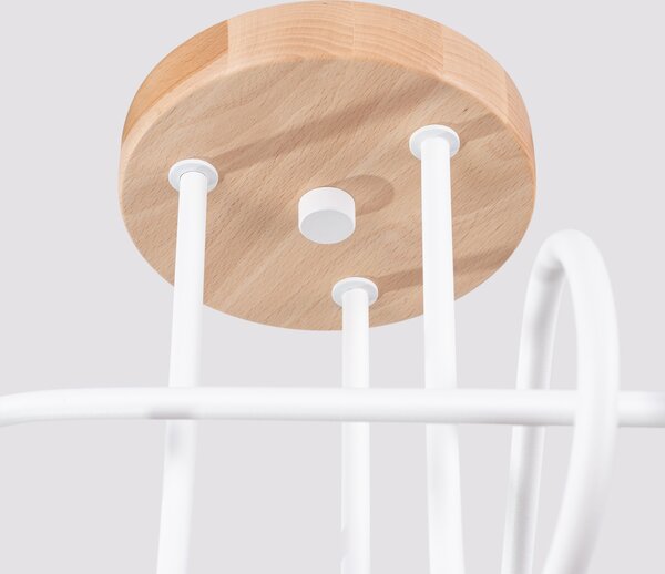 Sollux Lighting Lustr EMBER 3 bílý