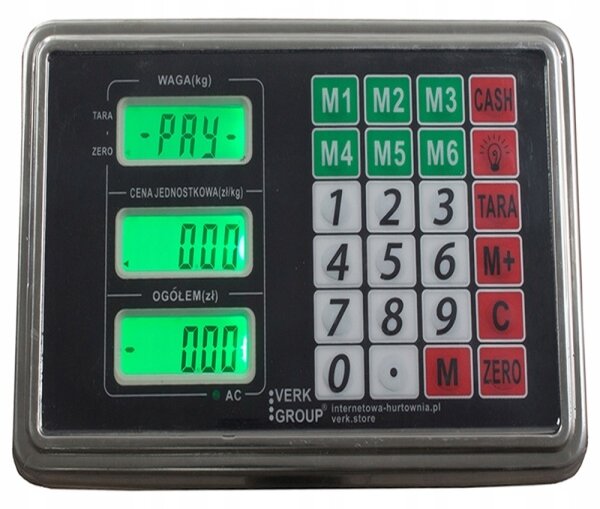 VK 17112 Můstková digitální váha do skladu 300kg/50g