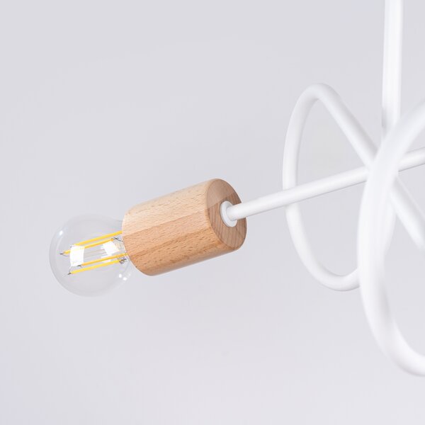 Sollux Lighting Lustr EMBER 3 bílý