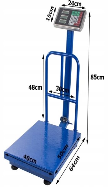 VK 17112 Můstková digitální váha do skladu 300kg/50g