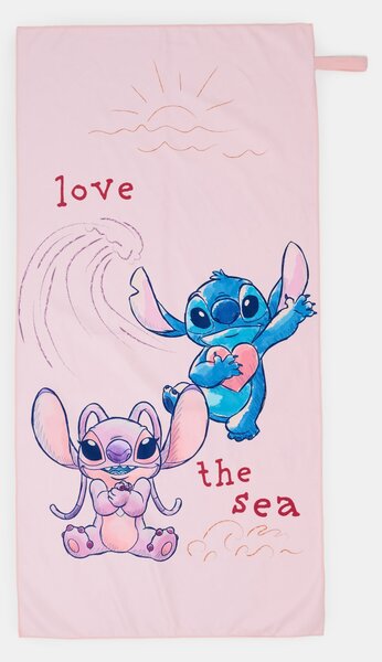 Sinsay - Rychleschnoucí ručník Lilo & Stitch - béžová