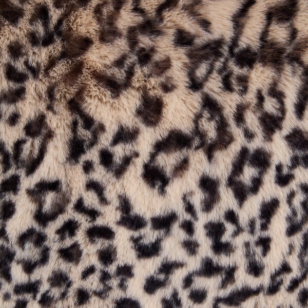 Skinnwille Home Collection Velký polštář Leo Cream XL, leopard, 65x65 cm
