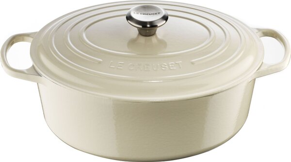 Le Creuset 21178297164430 Pekáč Signature oválný 29 cm béžový