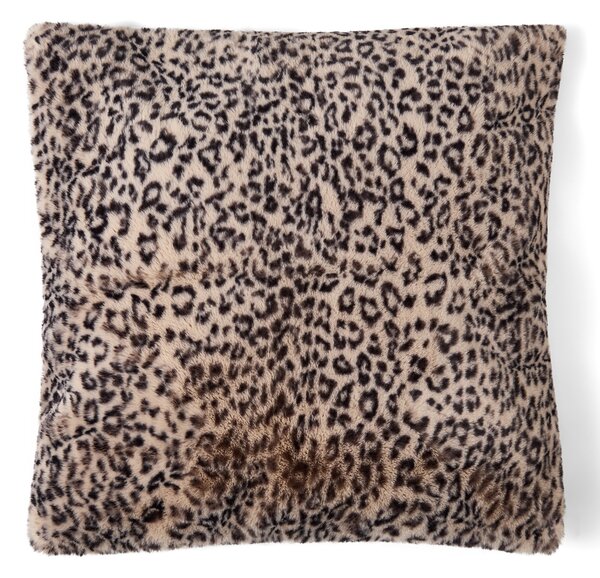 Skinnwille Home Collection Velký polštář Leo Cream XL, leopard, 65x65 cm