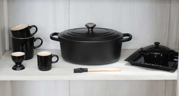 Le Creuset 21178295412430 Pekáč Signature oválný 29 cm světlý šedý