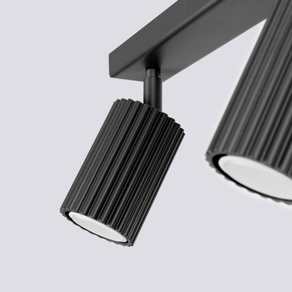 Sollux Lighting Stropní svítidlo KARBON 2 černé