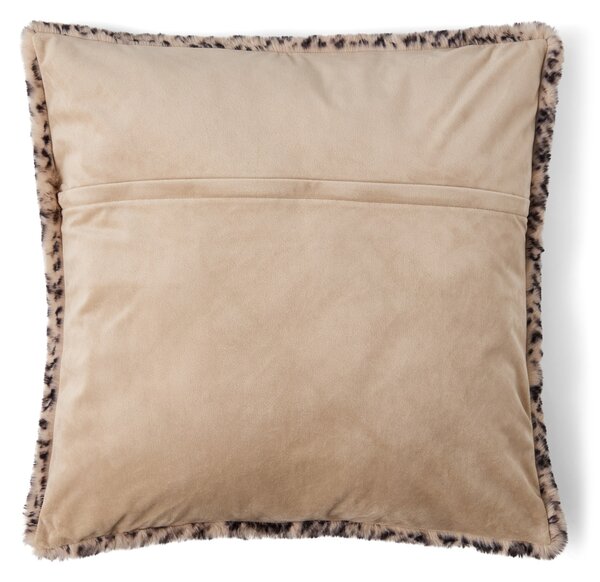 Skinnwille Home Collection Velký polštář Leo Cream XL, leopard, 65x65 cm