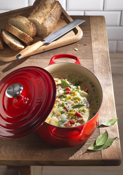 Le Creuset 21178295412430 Pekáč Signature oválný 29 cm světlý šedý