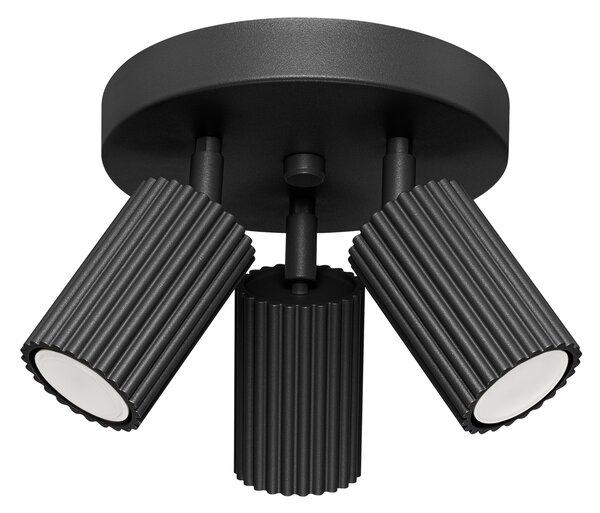 Sollux Lighting Stropní svítidlo KARBON 3P černé