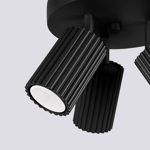 Sollux Lighting Stropní svítidlo KARBON 3P černé