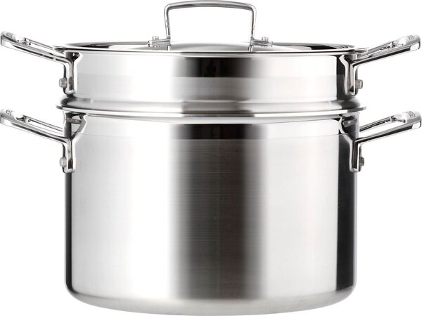Le Creuset 96200520001000 Hrnec s vložkou pro vaření v páře a na těstoviny 3-ply 20 cm