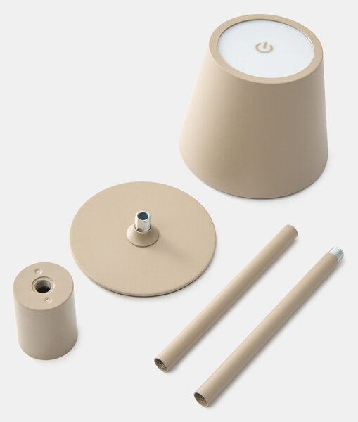 Sinsay - Moderní stolní LED lampa - béžová